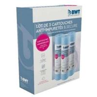 Confezione da 3 cartucce - BWT - B.SECURE - Compatibile con tutti i 10 filtri