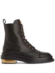 Giuseppe Zanotti bottines Chelsey à lacets - Noir