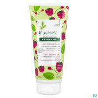 Klorane Petit Junior Douche Gel Framboos 200ml Nf