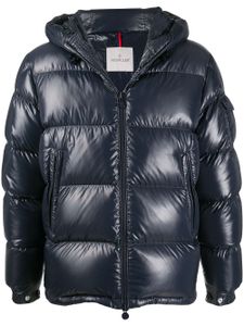 Moncler doudoune à capuche - Bleu