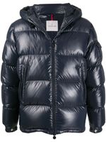 Moncler doudoune à capuche - Bleu