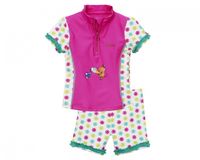 Playshoes zwemset UV-werend bloemen - thumbnail