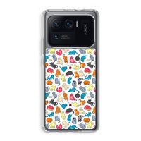 Kleurrijke katten: Xiaomi Mi 11 Ultra Transparant Hoesje