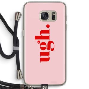 Ugh: Samsung Galaxy S7 Transparant Hoesje met koord