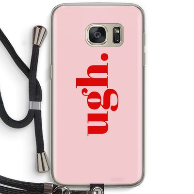 Ugh: Samsung Galaxy S7 Transparant Hoesje met koord