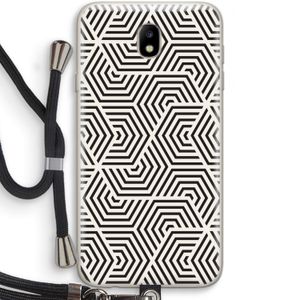 Magic pattern: Samsung Galaxy J7 (2017) Transparant Hoesje met koord