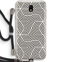 Magic pattern: Samsung Galaxy J7 (2017) Transparant Hoesje met koord