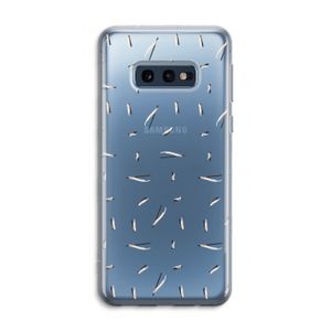 Hipster stripes: Samsung Galaxy S10e Transparant Hoesje