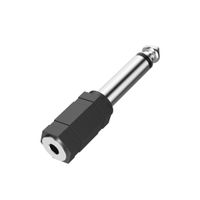 Hama Audioadapter 3,5-mm-jack-koppeling Mono - 6,3-mm-jack-stekker Mono - thumbnail