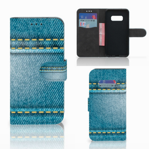 Samsung Galaxy S10e Wallet Case met Pasjes Jeans