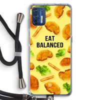 Eat Balanced: Motorola Moto G9 Plus Transparant Hoesje met koord