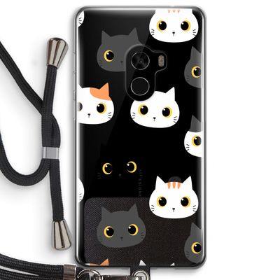 Katten: Xiaomi Mi Mix 2 Transparant Hoesje met koord