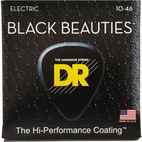 DR Strings BKE-10 Black Beauties Medium 10-46 elektrische gitaarsnaren