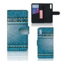 Huawei P20 | Wallet Case | met Pasjes | Jeans Huawei P20 | Wallet Case | met Pasjes | Jeans