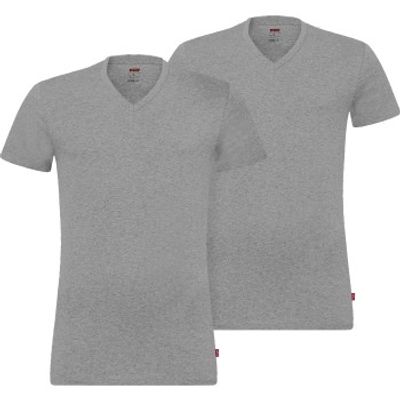 Levis 2 stuks Base V-Neck T-shirt