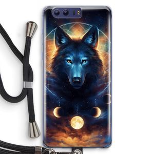 Wolf Dreamcatcher: Honor 9 Transparant Hoesje met koord