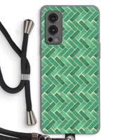 Moroccan tiles 2: OnePlus Nord 2 5G Transparant Hoesje met koord - thumbnail