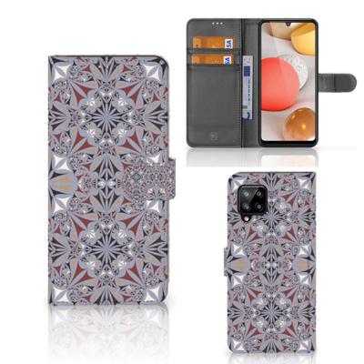 Samsung Galaxy A42 5G | Bookcase | Flower Tiles