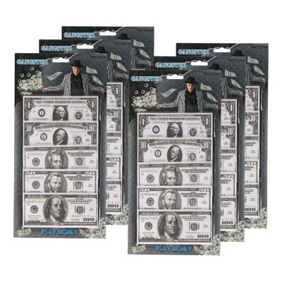 600x Speelgoed geld nep dollars van papier