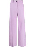 Patou pantalon Iconic en laine vierge - Violet