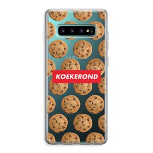 Koekerond: Samsung Galaxy S10 Plus Transparant Hoesje