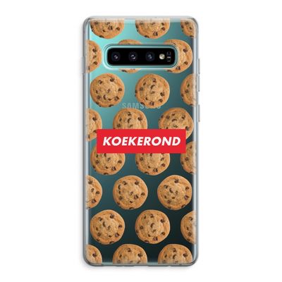 Koekerond: Samsung Galaxy S10 Plus Transparant Hoesje