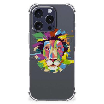 iPhone 16 Pro Stevig | Bumper Hoesje | Lion Color iPhone 16 Pro Stevig | Bumper Hoesje | Lion Color
