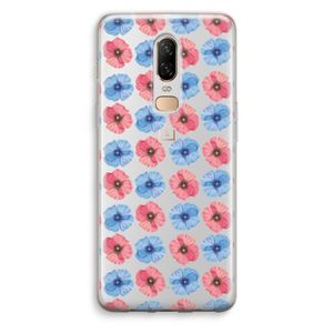 Klaproosjes: OnePlus 6 Transparant Hoesje