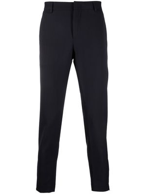 PT Torino pantalon de costume à ourlet retroussé - Bleu