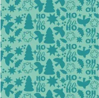 Duni 3-laags tissue servet winter wonderland 33x33cm blauw 20 stuks
