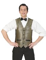 Disco Gilet Heren Goud/Zwart