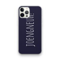 Joengneuh!: iPhone 12 Pro Transparant Hoesje