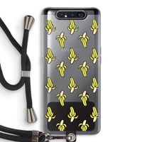 Bananas: Samsung Galaxy A80 Transparant Hoesje met koord