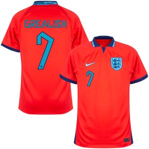 Engeland Shirt Uit 2022-2023 + Grealish 7