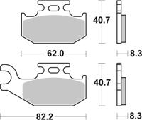 BREMBO Remblokken, voor de moto, Off Road Gesinterd Metaal 07GR74SD