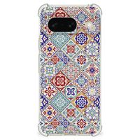 Google Pixel 8 Anti-Shock Hoesje Tiles Color