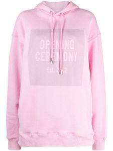 Opening Ceremony hoodie à logo imprimé - Rose