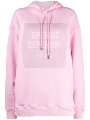 Opening Ceremony hoodie à logo imprimé - Rose