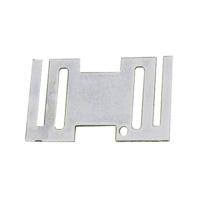 AKO verbindingsplaat 4cm voor hoekisolator | 10 stuks