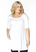 Yoek Tuniek wide bottom | Wit | Maat 54/56