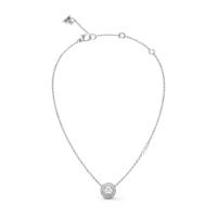 Ketting Dames Guess JUBN04667JWRHT-U 45 cm Zilverkleurig