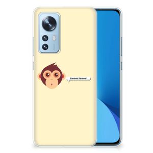 Xiaomi 12 | 12X Telefoonhoesje met Naam Monkey
