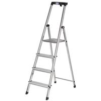Vrijstaande ladder SAFETY 4 stappen KRAUSE