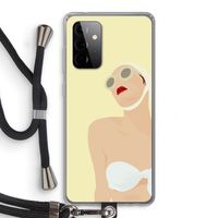 Summer: Samsung Galaxy A72 5G Transparant Hoesje met koord