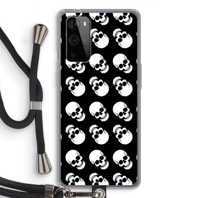 Musketon Skulls: OnePlus 9 Pro Transparant Hoesje met koord