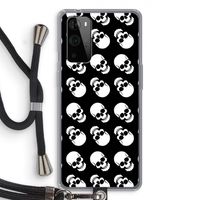 Musketon Skulls: OnePlus 9 Pro Transparant Hoesje met koord