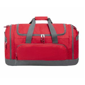 Reistas/weekendtas/sporttas model Booking - 65 x 34 x 33 cm - 4 vakken - rood