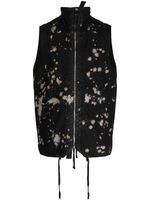 Boris Bidjan Saberi high-neck camouflage-pattern gilet - Noir - thumbnail