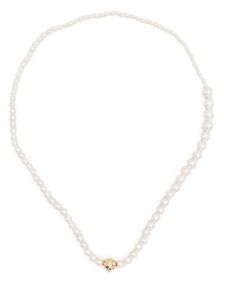 Sophie Bille Brahe collier Petite Peggy serti de perles - Blanc