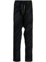 Maharishi pantalon de jogging 4519 Camo Shinobi en coton biologique - Noir